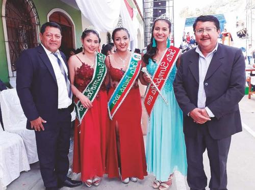 Alcalde de Montero y soberanas de Frías